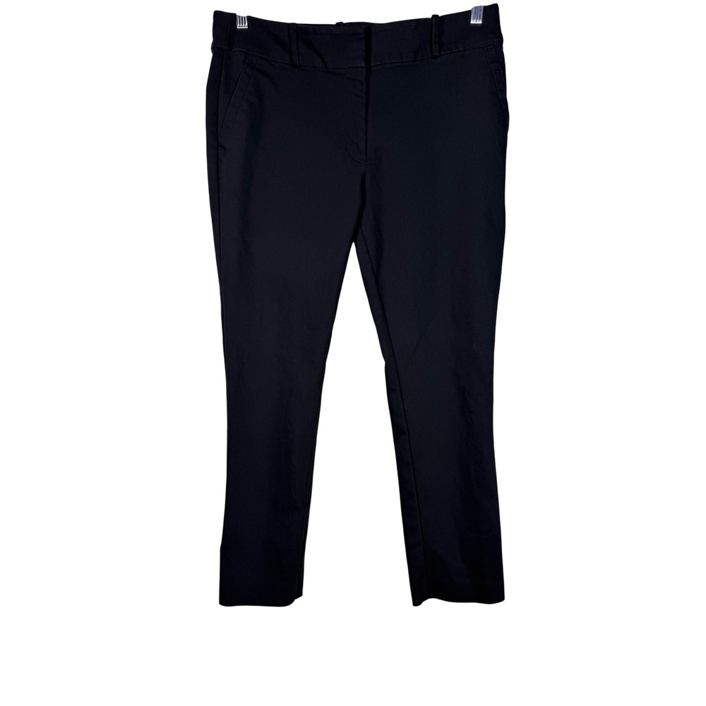 Loft Outlet Modern Skinny Ankle Pants Womens 12 Black Stretch Career Trousers